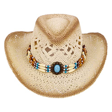 Stylish Livingston Cowboy Hat for Women Lightweight Straw