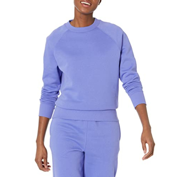 Amazon Essentials Women's Relaxed-Fit Crewneck Pullover Sweatshirt