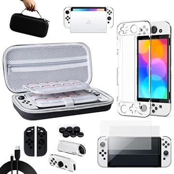 Benazcap Switch Carrying Case & Accessories Kit for OLED