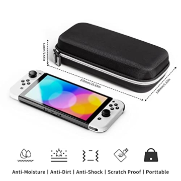 Benazcap Switch Carrying Case & Accessories Kit for OLED