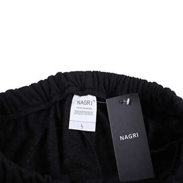 NAGRI Smile Face Running Trousers Black