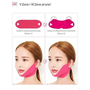 Avajar V Lifting Double Chin Mask Creator Premium Plus 5pcs