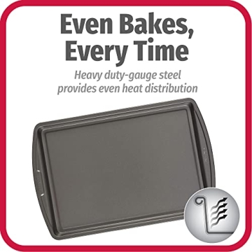 GoodCook 3-Pack Nonstick Baking Sheets Set for Cookies