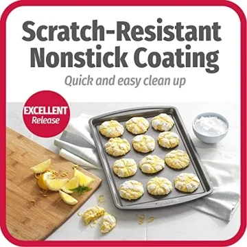 GoodCook 3-Pack Nonstick Baking Sheets Set for Cookies