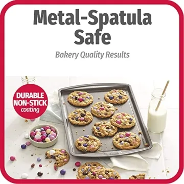 GoodCook 3-Pack Nonstick Baking Sheets Set for Cookies