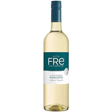 Sutter Home Fre Moscato 750ML Non-Alcoholic Wine Flavor Vineyards California Muscat Dealcoholized Family