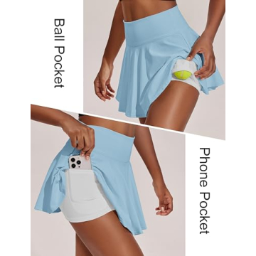 Stylish PINSPARK Womens Golf Skort for Tennis & Workouts