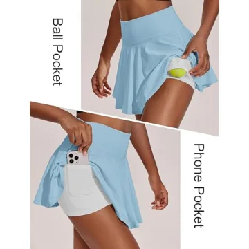 Stylish PINSPARK Womens Golf Skort for Tennis & Workouts