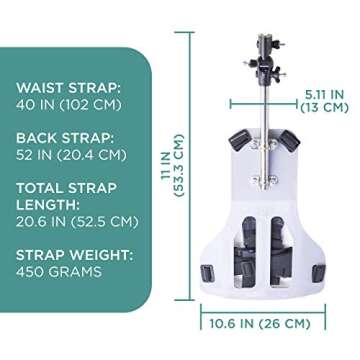 Primo Supply Wearable Hands-Free Umbrella for Sun and Rain Protection