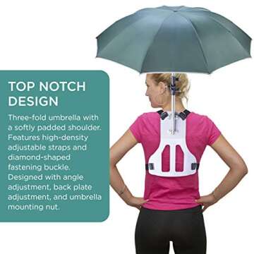 Hands-Free Umbrella for Outdoor Protection - Primo Supply