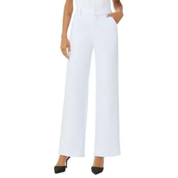 iChosy High Waist Wide Leg Trousers for Women