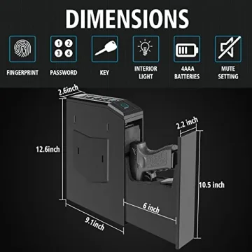 Biometric Gun Safe - Quick Access & Secure Storage