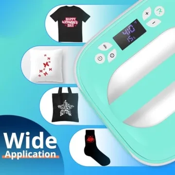 HVRONT 10x10 Heat Press Machine - Fast & Portable Crafting