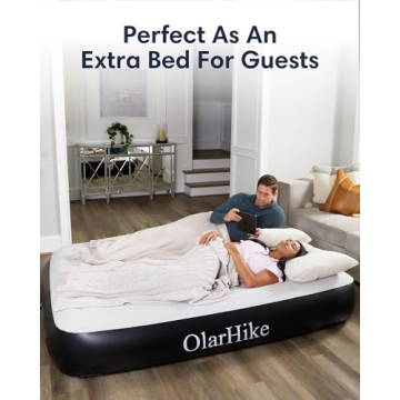 OlarHike Air Mattress with Built in Pump for Comfort & Convenience