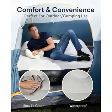 OlarHike Air Mattress with Built in Pump for Comfort & Convenience