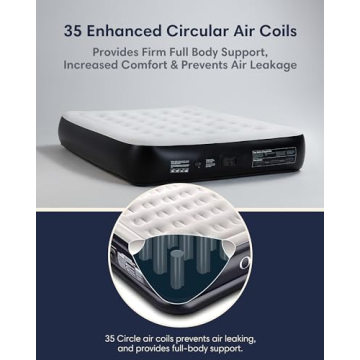 OlarHike Air Mattress with Built in Pump for Comfort & Convenience
