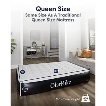 OlarHike Air Mattress with Built in Pump for Comfort & Convenience