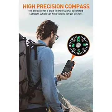 Power Bank Portable Solar Charger 36800mAh Waterproof