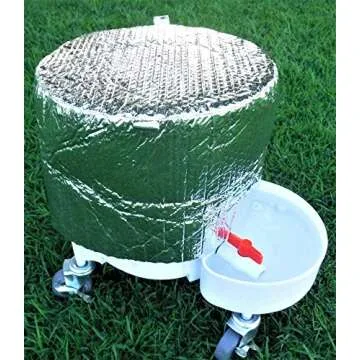 Gravity Water Bowl for Cats: Dogs & all Pets 3.5 Gallon. Top Fill Automatic Water Dispenser for Cat, Quiet, No BPA & Made in USA. Auto Water Dog Bowl for Daycares, Multi Pet Homes and Busy Parents