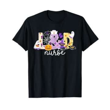 Spooky L&D Nurse Halloween Labor And Delivery Nurse T-Shirt