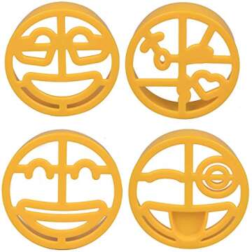 Emoji Sandwich Cutters - Fun Food Shapes for Kids
