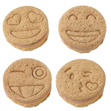 Emoji Sandwich Cutters - Fun Food Shapes for Kids