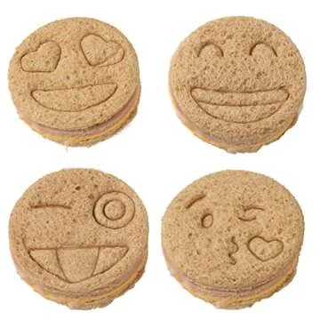 Emoji Sandwich Cutters - Fun Food Shapes for Kids