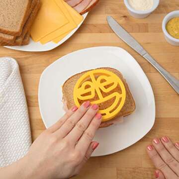 Emoji Sandwich Cutters - Fun Food Shapes for Kids