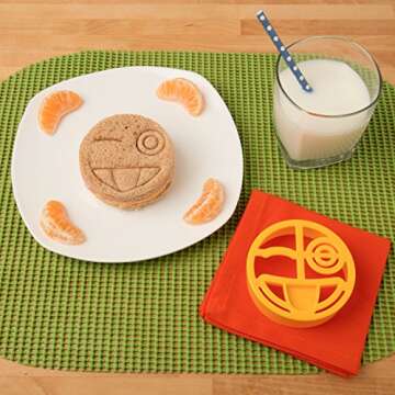 Emoji Sandwich Cutters - Fun Food Shapes for Kids
