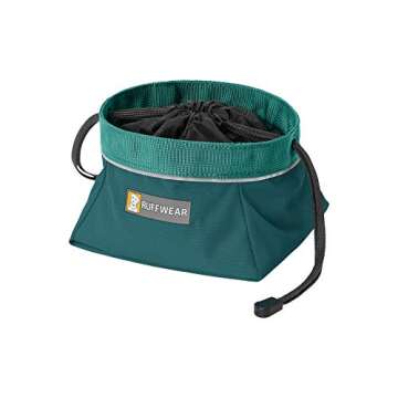 Ruffwear, Quencher Cinch Top Bowl, Tumalo Teal, Large