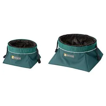 Ruffwear, Quencher Cinch Top Bowl, Tumalo Teal, Large