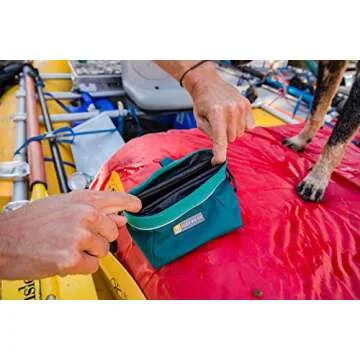 Ruffwear, Quencher Cinch Top Bowl, Tumalo Teal, Large