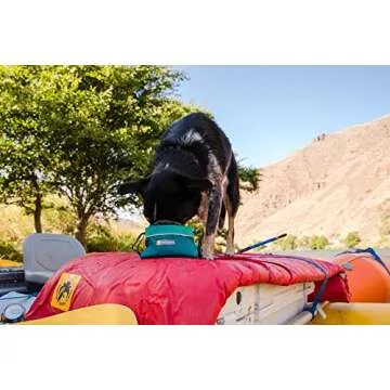 Ruffwear, Quencher Cinch Top Bowl, Tumalo Teal, Large