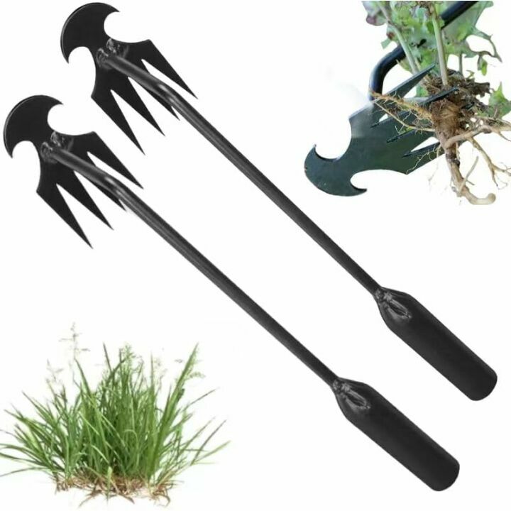 4 Teeth Manual Weed Puller Tool for Easy Weeding