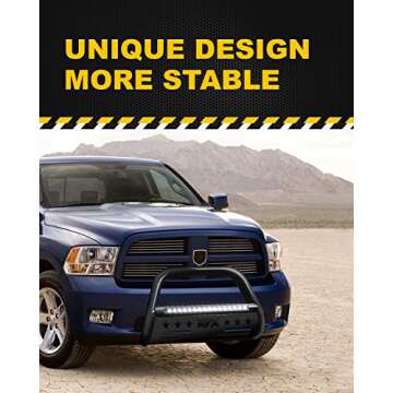 KYX Chrome Steel Front Bumper for 2009-2018 Dodge RAM 1500