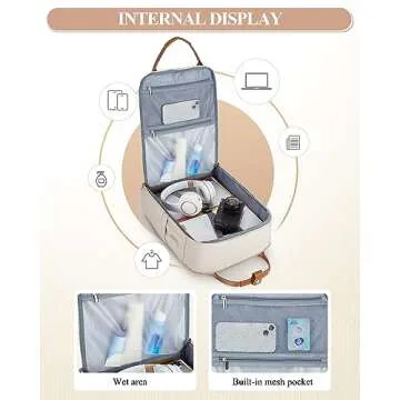 UPPACK Travel Laptop Backpack for Work and Travel