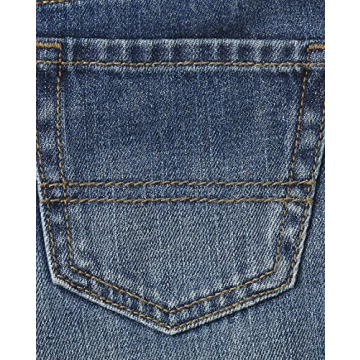 Boys Basic Bootcut Jeans - Medium Indigo - Size 7