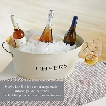 Twine Rustic Beverage Tub for Parties and Entertaining