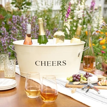 Twine Rustic Beverage Tub for Parties and Entertaining