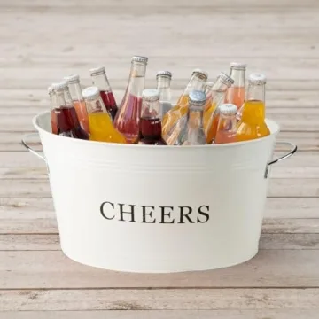 Twine Rustic Beverage Tub for Parties and Entertaining