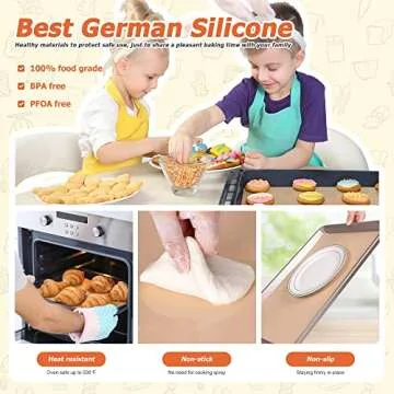 MMmat Silicone Baking Mat Roll - Best German Silicone
