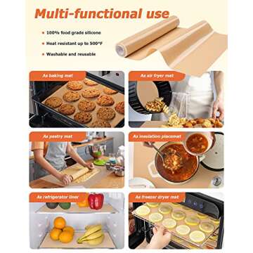 MMmat Silicone Baking Mat Roll - Best German Silicone