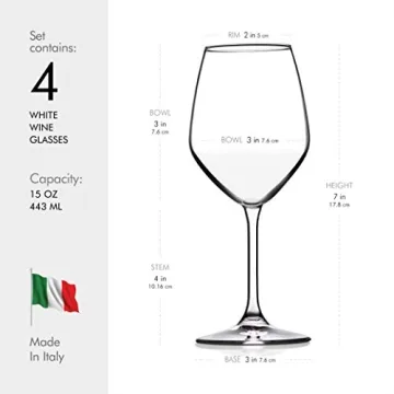 Paksh Novelty Italian Wine Glass Set - Elegant & Quality
