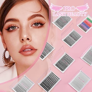 280 Pcs PRO LashBeauty Individual Lashes for Home Use