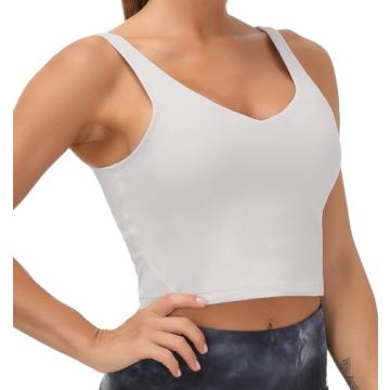 Women’s Longline Sports Bra - Padded, Wirefree, Medium Support