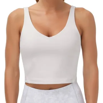 Women’s Longline Sports Bra Padded Medium Support for Yoga