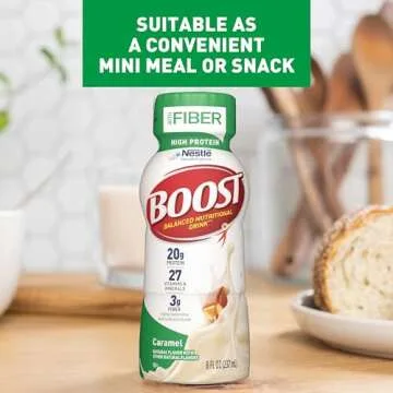 BOOST High Protein with Fiber Nutritional Drink - 24 Pack
