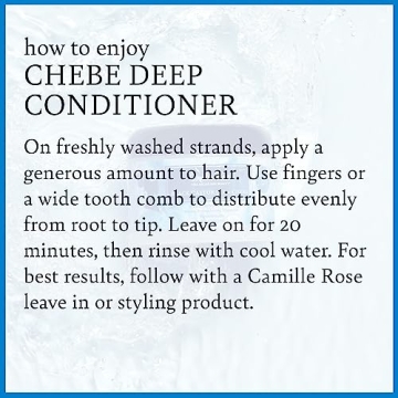 Camille Rose Vegan Black Castor Oil & Chebe Deep Hair Conditioner