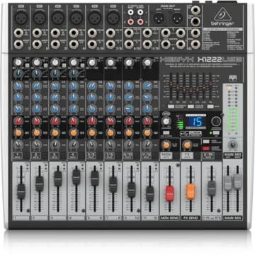 Behringer Xenyx X1222USB Mixer with Effects & USB