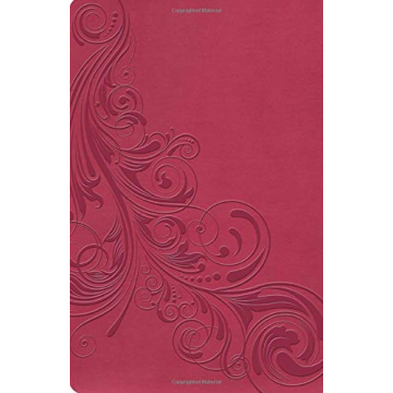 CSB Personal Size Reference Bible in Pink LeatherTouch